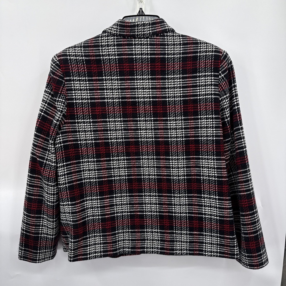 VTG Sag Harbor Petite Short Jacket Lined Button Front Long Sleeve 16P Business - Picture 4 of 5